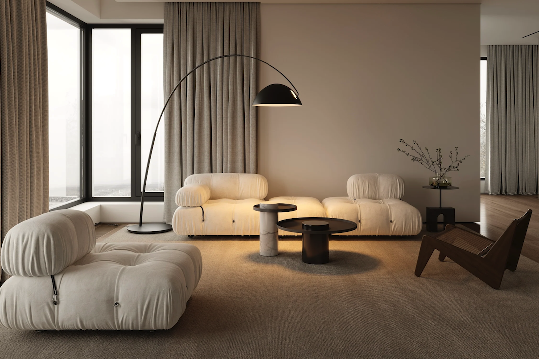 Zipper-Designed Curved Floor Lamp: A Stylish Lighting Solution