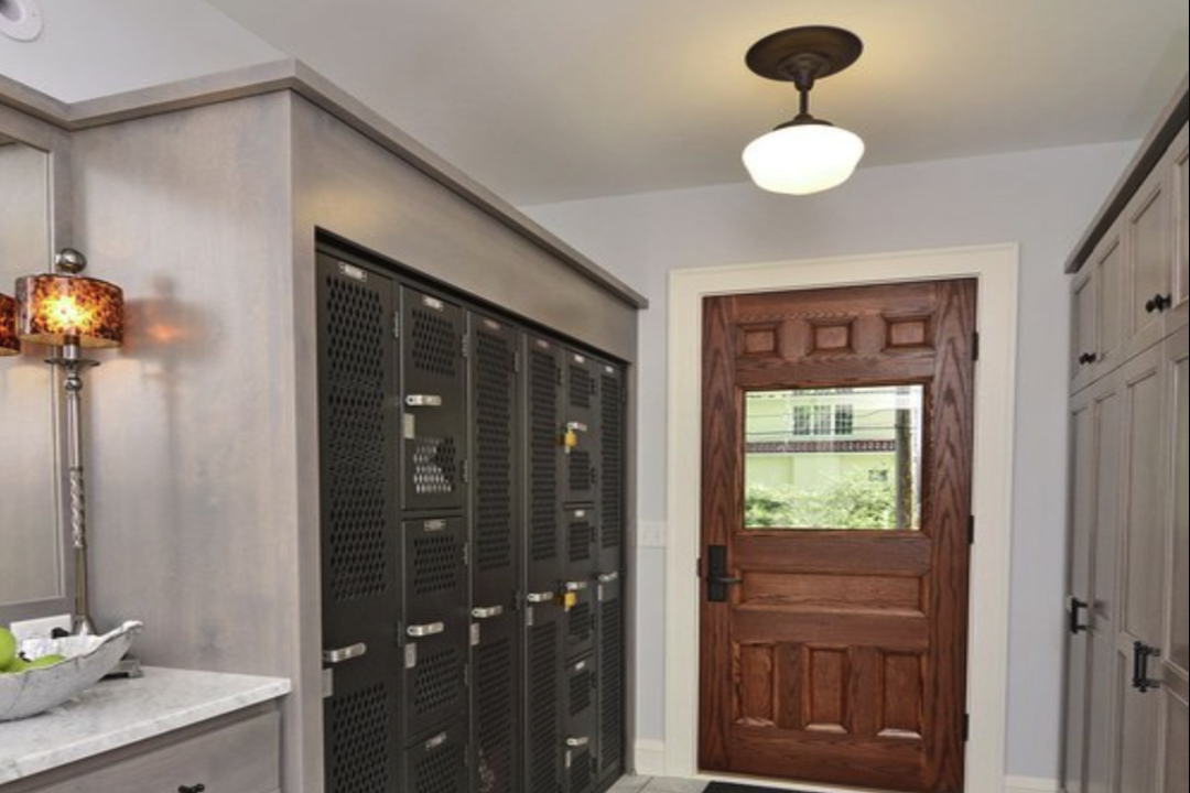 Stylish Mudroom Lighting: Modern Ceiling Light with Character